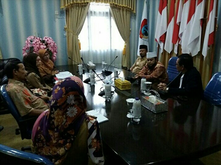 Pertemuan Rektor UNIB dengan Walikota