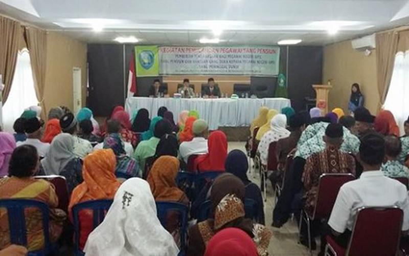 134 Pegawai Negeri Sipil (PNS) pensiun dari Pemkot Bengkulu