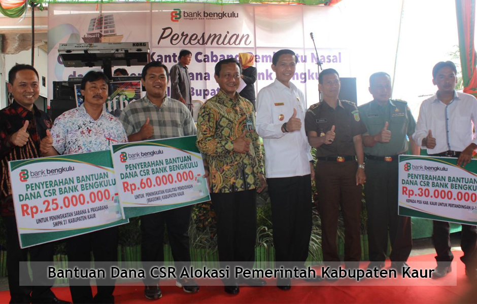 Bank Bengkulu Resmikan Kantor Cabang Pembantu Di Kabupaten Kaur