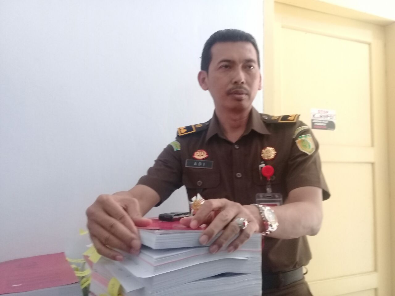Ketua Tim Penyidik Adi Nuryadi Sucipto SH, MH