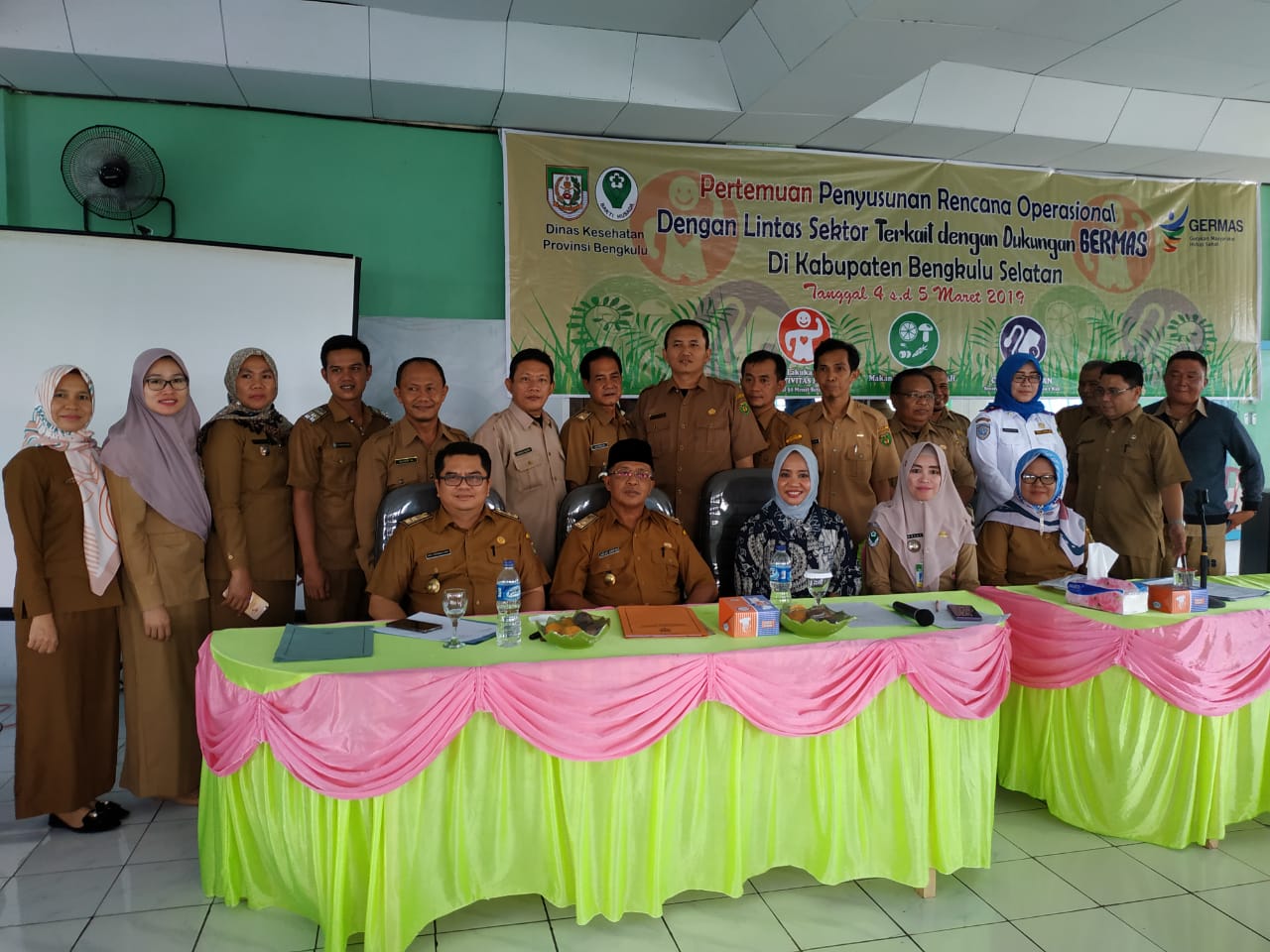 Pertemuan Rencana Operasional Dengan Lintas Sektor Terkait Dukungan Gerakan Masyarakat Hidup Sehat di Kabupaten Bengkulu Selatan