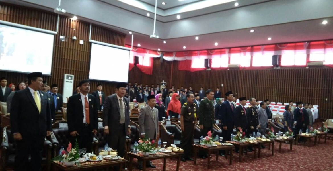 Rapat paripurna istimewa DPRD Provinsi Bengkulu