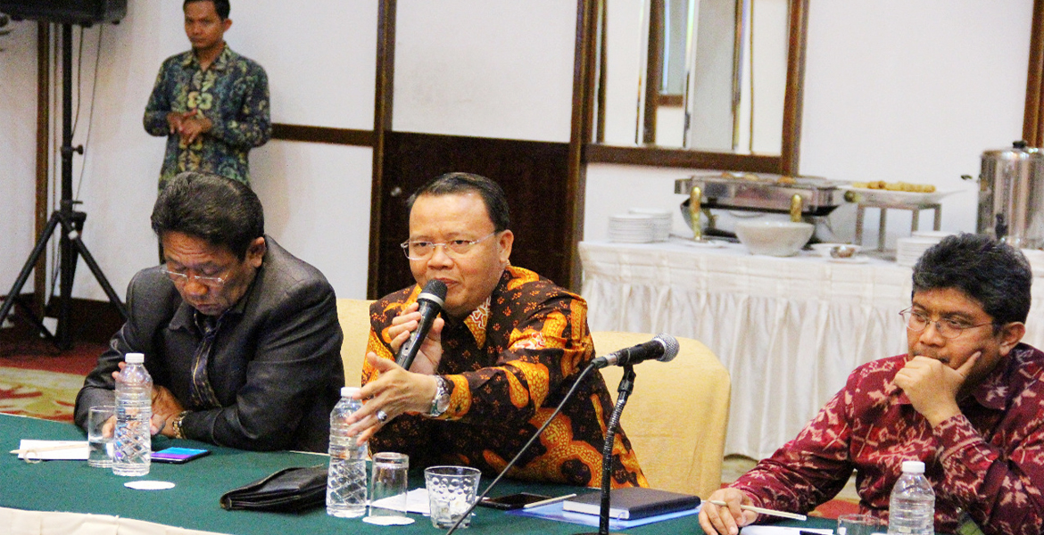 Paparan potensi energi yang dimiliki Provinsi Bengkulu oleh Plt. Gubernur Bengkulu Rohidin Mersyah