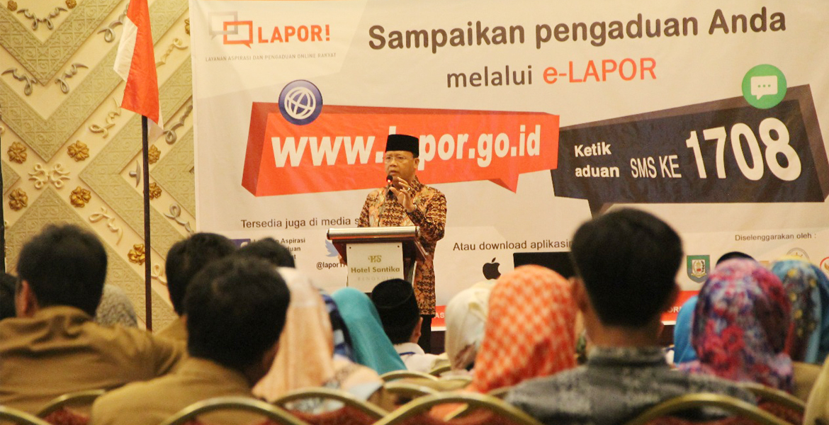 Plt. Gubernur Bengkulu Rohidin Mersyah saat menyampaikan sambutan