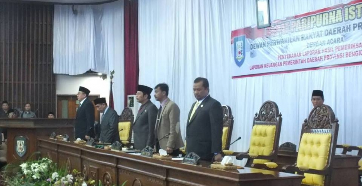 Paripurna penyerahan LHP BPK RI