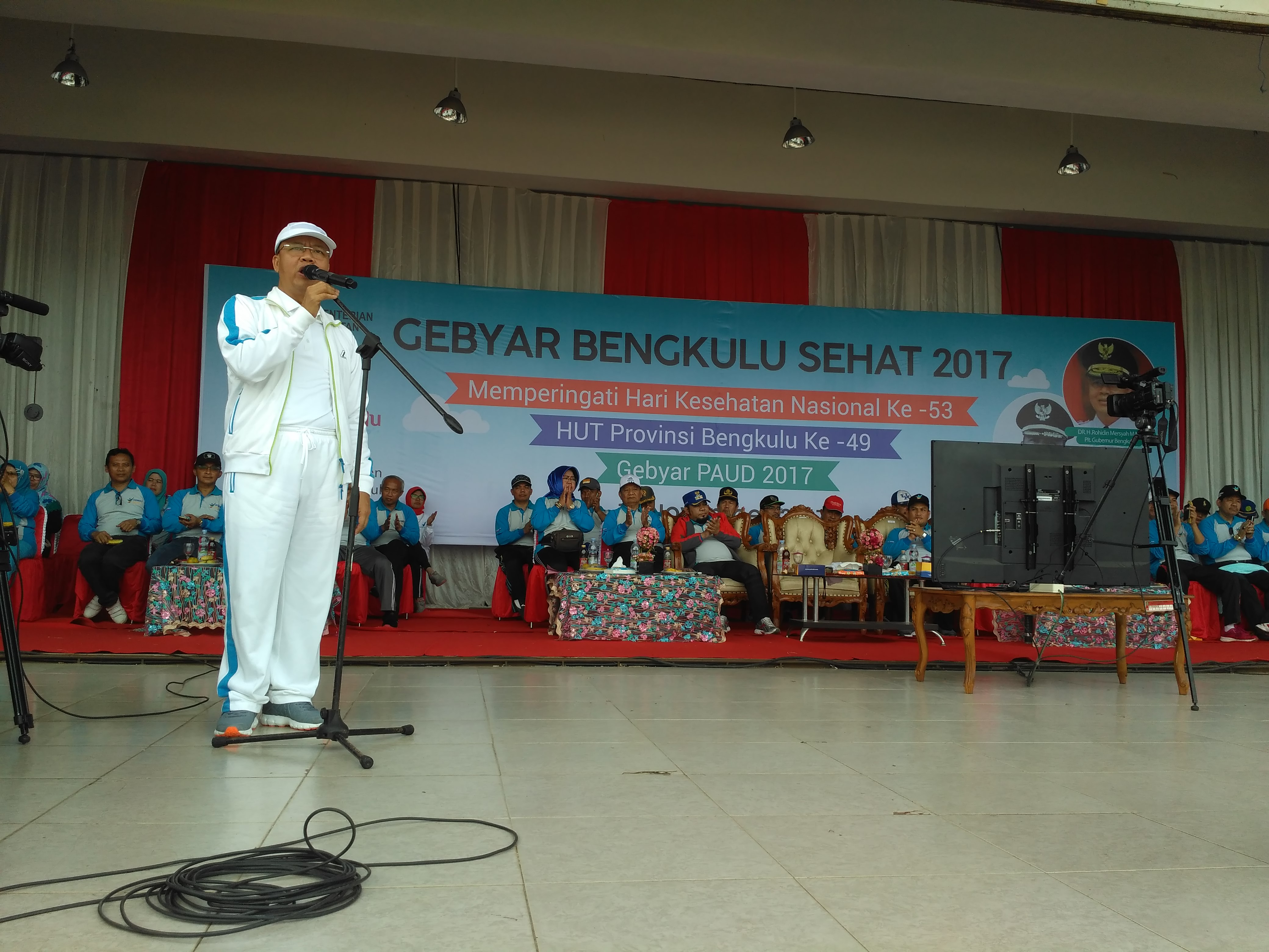 Kata sambutan Plt gubernur Rohidin Mersyah