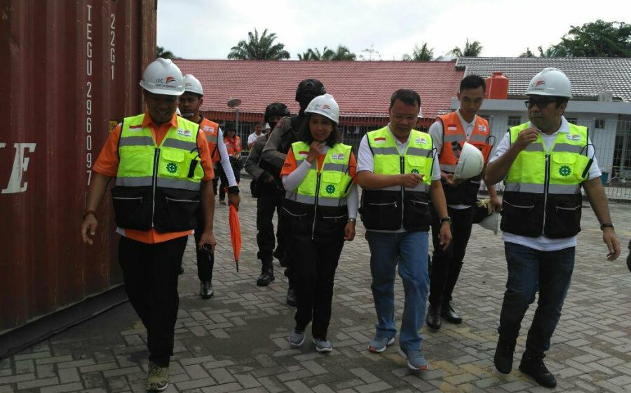 kunjungan mentri BUMN Ke PT Pelindo II Bengkulu