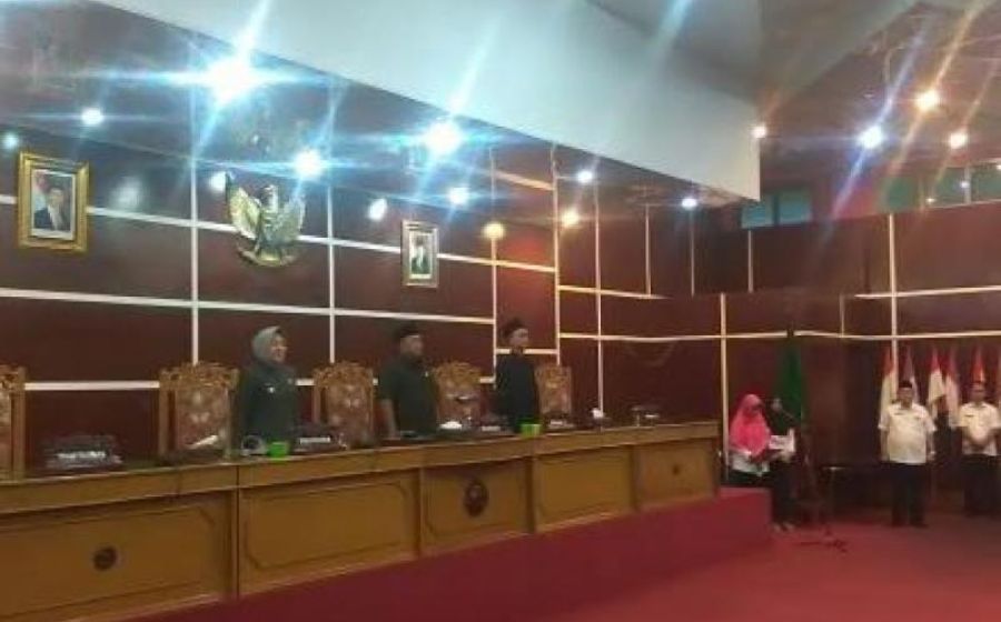 Paripurna Mendengarkan Jawaban Walikota Bengkulu Terhadap Pandangan Umum Fraksi-Fraksi