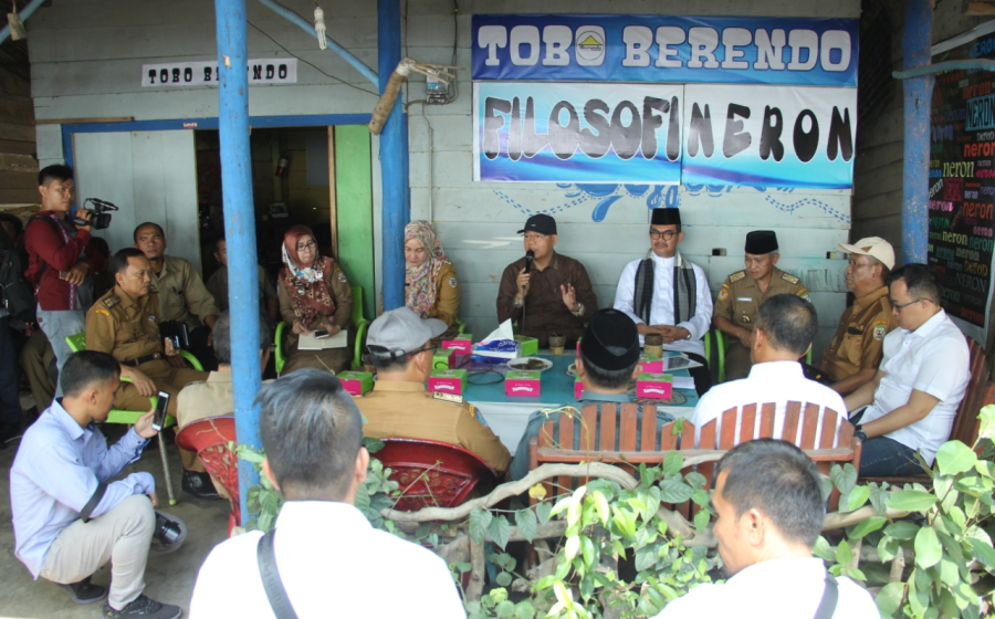 Gubernur Bengkulu Rohidin Mersyah  Ketika Meninjau Langsung 